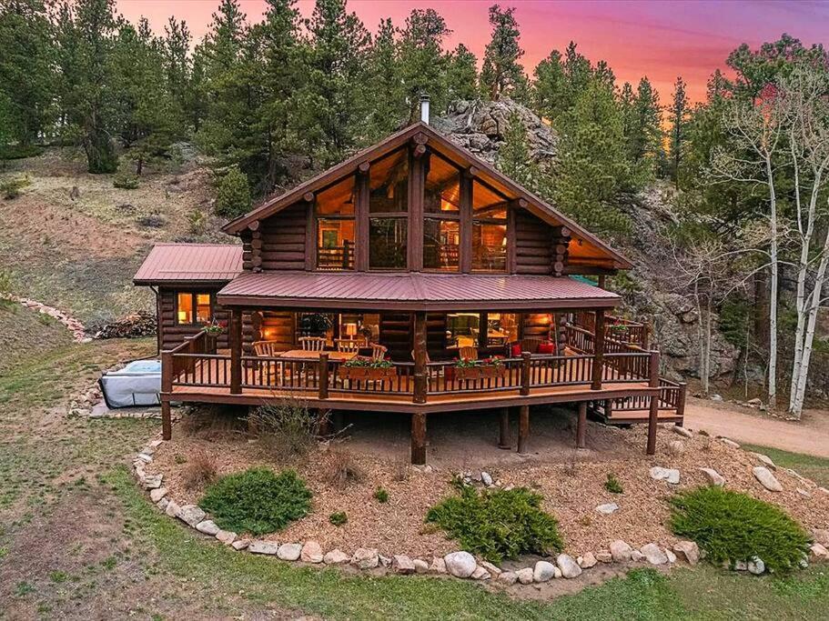 Willa Classic Log Cabin Near Rocky Mountain National Park And Near Skiing Lyons Zewnętrze zdjęcie